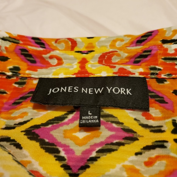 Jones of New York - Sleeveless Blouse - SZ L - Picture 3 of 4
